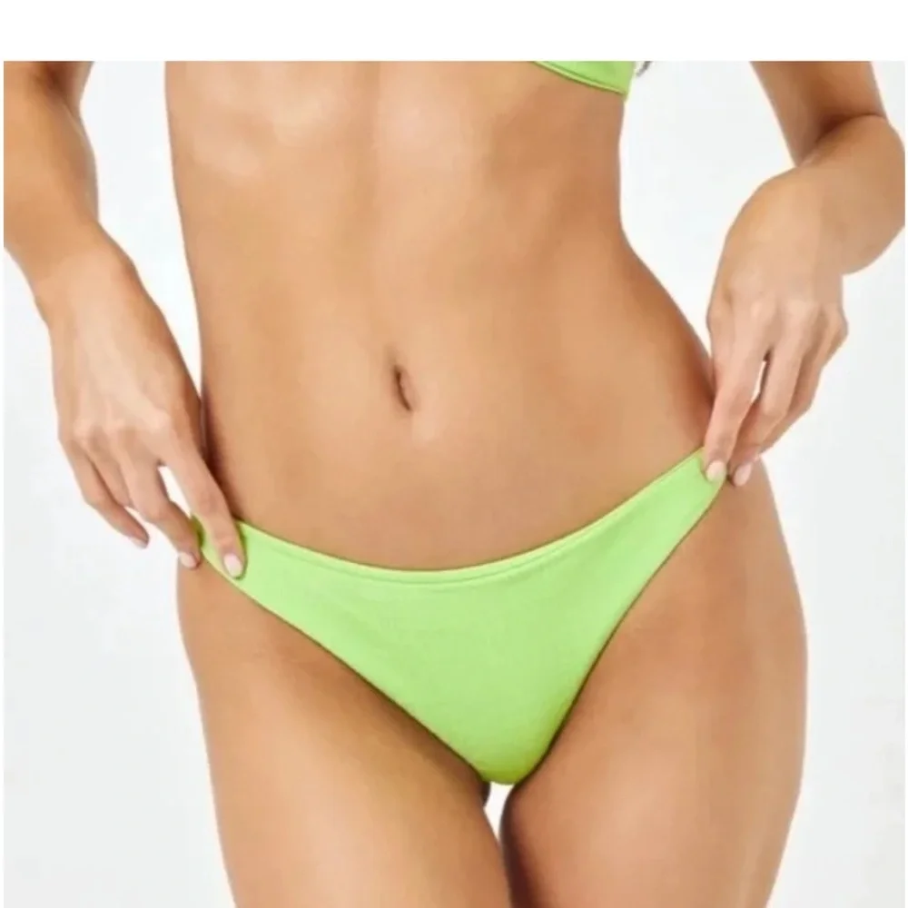💚 L*SPACE 💚 Cabana Bitsy Bikini Bottom‎ XS Mojito Green NWOT 🍸